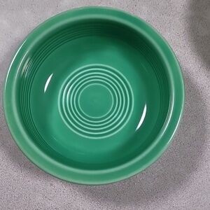 Fiestaware 2 Fruit Bowls Vintage Green